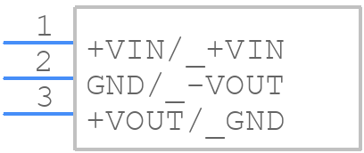 N7805-2CH - Mean Well - PCB symbol