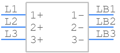 RB6132-16-0M8 - TE Connectivity - PCB symbol