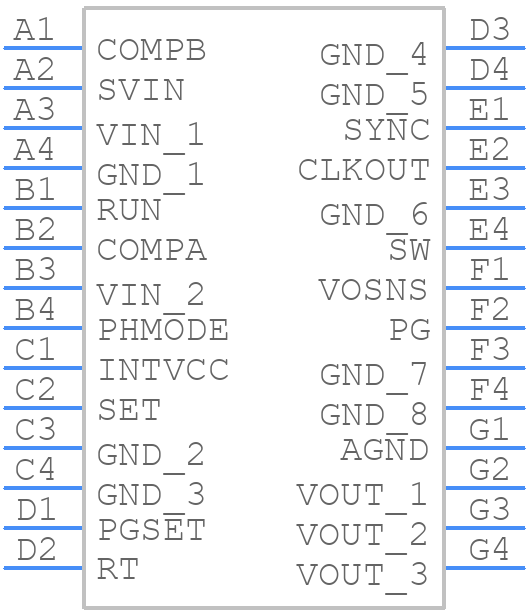 LTM4732EY#PBF - Analog Devices - PCB symbol