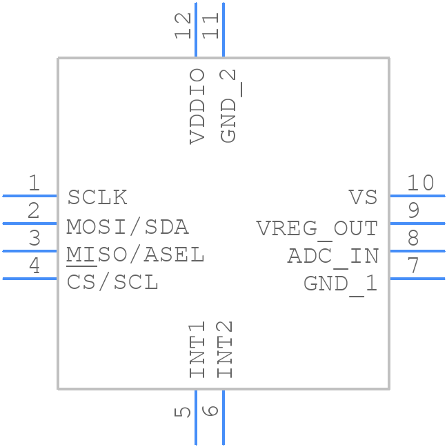 ADXL366BCCZ-RL - Analog Devices - PCB symbol
