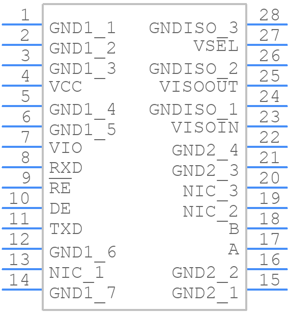 ADM2895EBRNZ - Analog Devices - PCB symbol