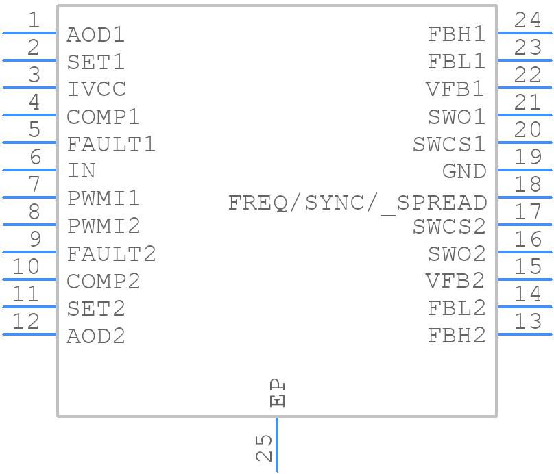 TLD60992ESXUMA1 - Infineon - PCB symbol