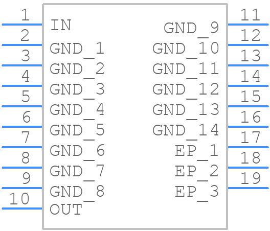 CBP-1183A+ - Mini-Circuits - PCB symbol