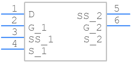 GS66516B-MR - Infineon - PCB symbol
