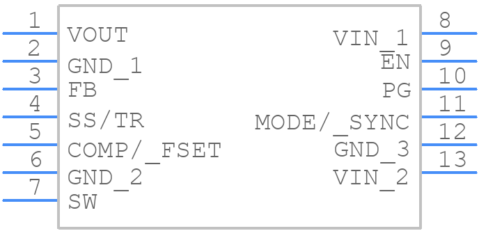 TPSM82816PVCAR - Texas Instruments - PCB symbol