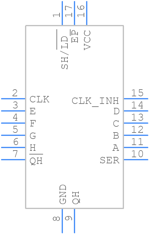 SN74AC165BQBR - Texas Instruments - PCB symbol