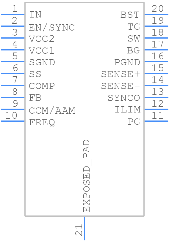 MP2918GF-Z - Monolithic Power Systems (MPS) - PCB symbol
