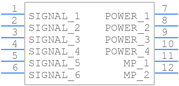 BK13C06-6DP/2-0.35V(800) - Hirose - PCB symbol