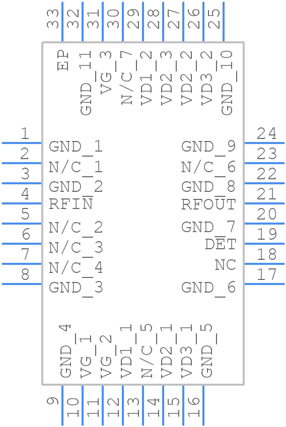 MAAP-011250-TR0500 - MACOM - PCB symbol