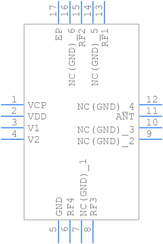 TS7246K - Tagore Technology - PCB symbol