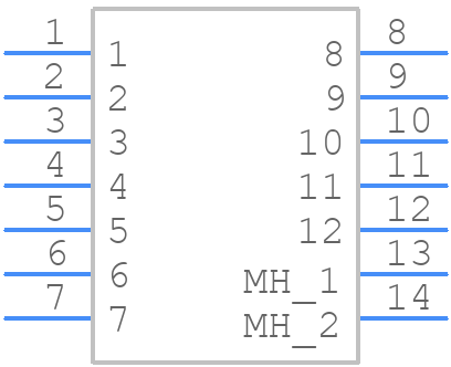 RJHSE3P85 - Amphenol - PCB symbol