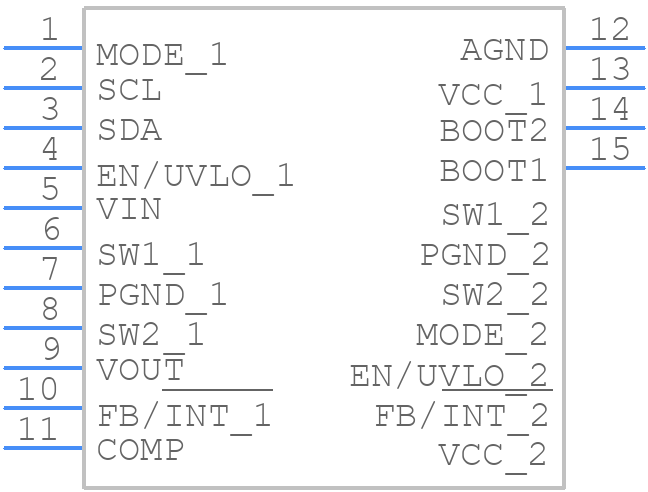 XTPS55285VALR - Texas Instruments - PCB symbol
