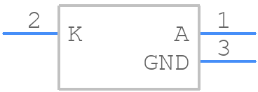 GAP2000 - GPD OPTOELECTRONICS CORP - PCB symbol