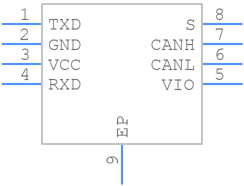 TJA1057BTK/0J - NXP - PCB symbol