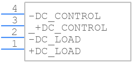CMXE60D5 - CRYDOM - PCB symbol