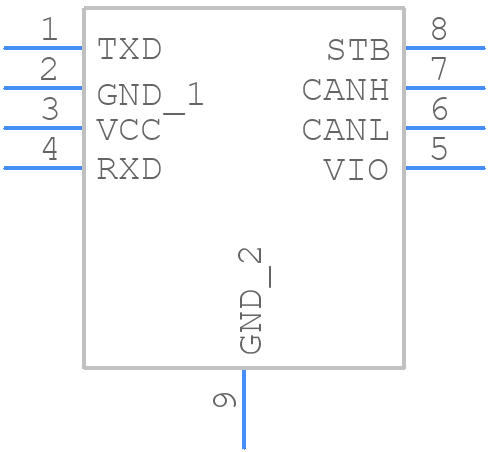 TJA1044DTK/0J - NXP - PCB symbol
