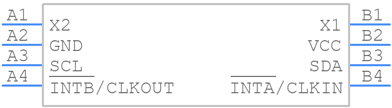 MAX31342EWA+ - Analog Devices - PCB symbol