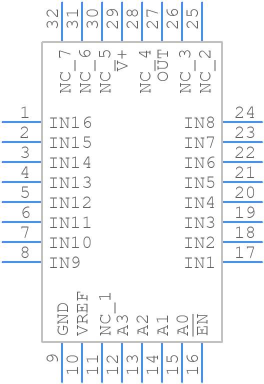 ISL71030M30NZ - Renesas Electronics - PCB symbol