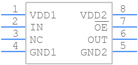 ISL71710M30BZ - Renesas Electronics - PCB symbol