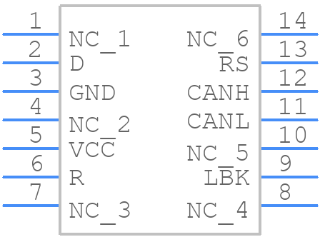 ISL71026M30VZ - Renesas Electronics - PCB symbol