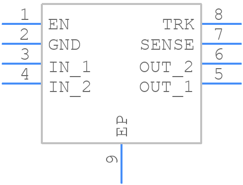 ADP1707ACPZ-1.8-R7 - Analog Devices - PCB symbol