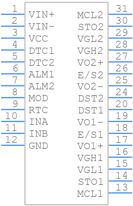 2CG010BBC15NP - Tamura - PCB symbol