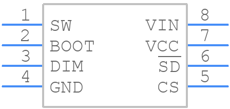 ILD8150XUMA1 - Infineon - PCB symbol