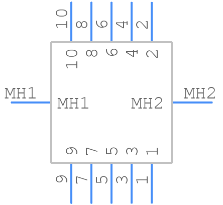 M80-4051005 - Harwin - PCB symbol