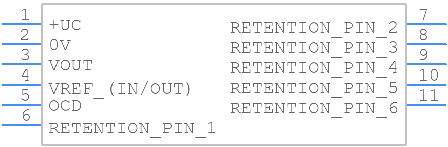 HO10-P/SP33 - LEM - PCB symbol