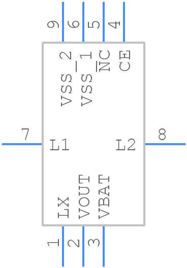 XCL101A381ER-G - Torex - PCB symbol