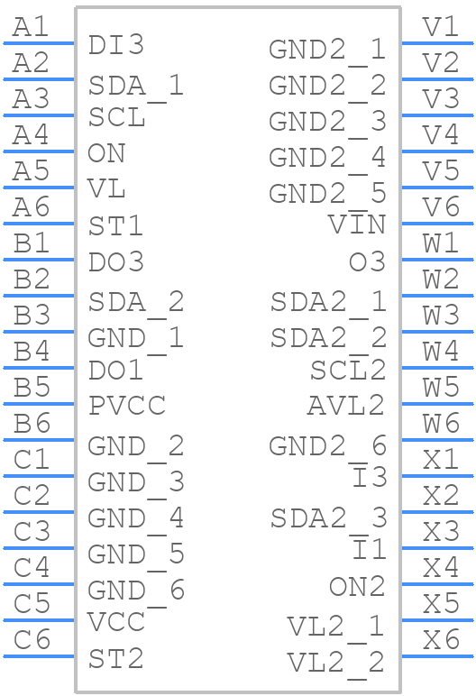 LTM2810HY-I#PBF - Analog Devices - PCB symbol