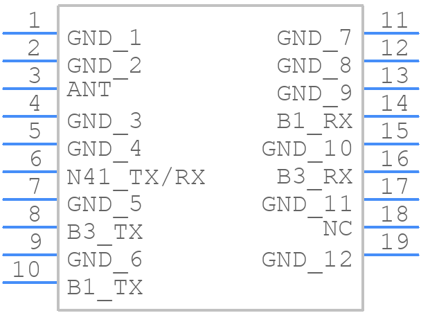 QM26003 - Qorvo - PCB symbol