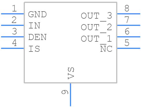 ZXMS81090SPQ - Diodes Incorporated - PCB symbol