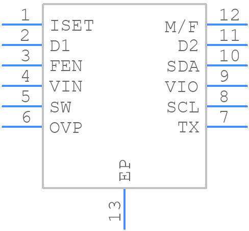 LM3553SD-NOPB - Texas Instruments - PCB symbol