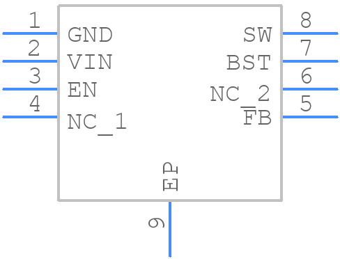 AP68255Q - Diodes Incorporated - PCB symbol