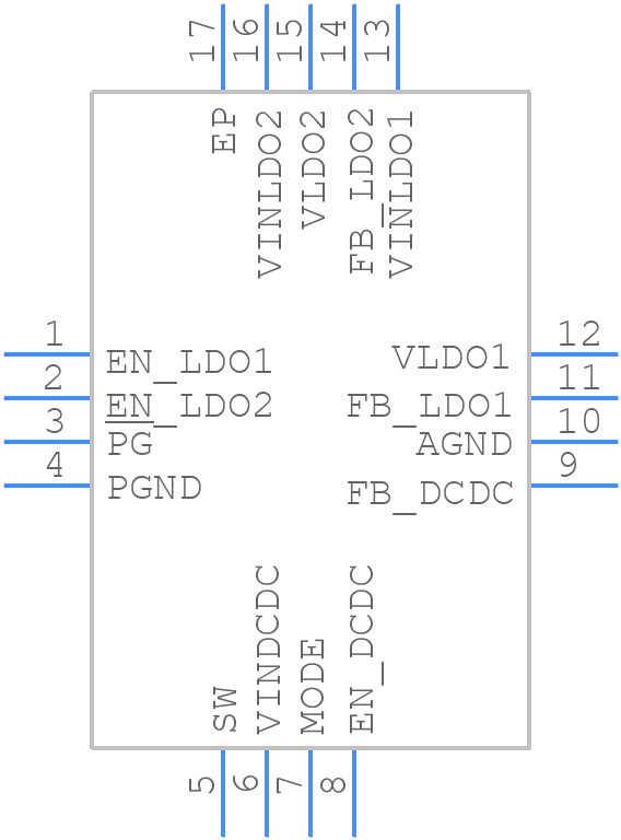 TPS650002TRTERQ1 - Texas Instruments - PCB symbol