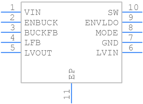 LTC3541EDD-1#TRPBF - Analog Devices - PCB symbol