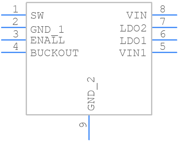 LTC3672BEDC-1#TRMPBF - Analog Devices - PCB symbol