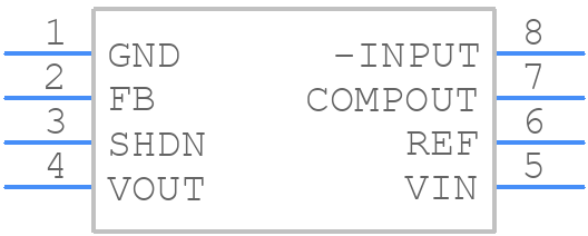 LT1120IN8#PBF - Analog Devices - PCB symbol