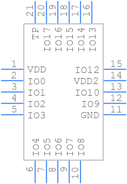 SLG46538-AP - Renesas Electronics - PCB symbol