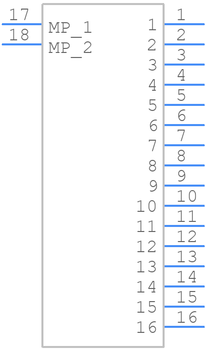 1-2834499-6 - TE Connectivity - PCB symbol