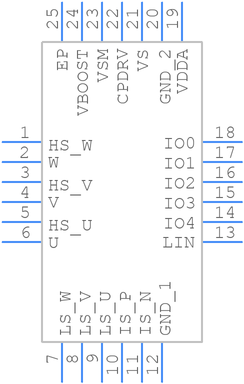 MLX81340LLW-BMT-003-RE - Melexis - PCB symbol