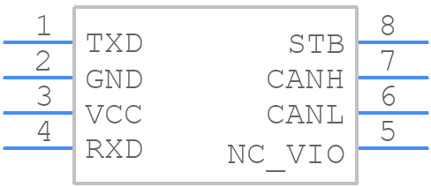 PTCAN1472VDRQ1 - Texas Instruments - PCB symbol