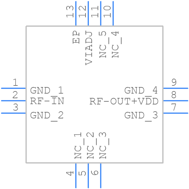 PMA3-43-1W+ - Mini-Circuits - PCB symbol