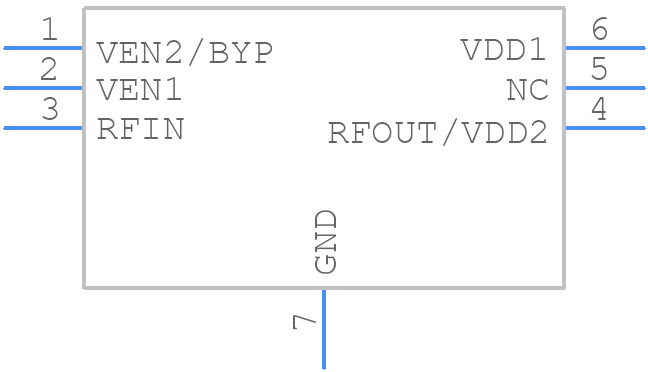 GRF2176 - Guerrilla RF - PCB symbol