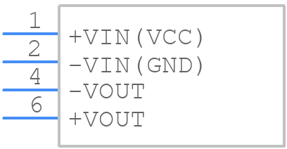 TBA 1-2412E - Traco Power - PCB symbol