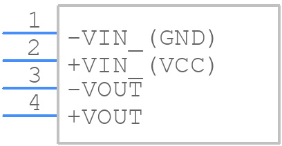 TBA 1-2411 - Traco Power - PCB symbol