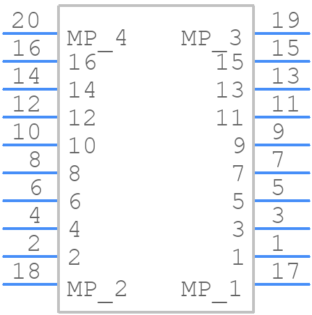 F31Z1A7H111016 - Amphenol - PCB symbol