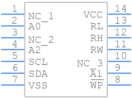 X9119TV14Z - Renesas Electronics - PCB symbol