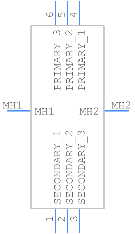 42TU003-RC - Xicon - PCB symbol